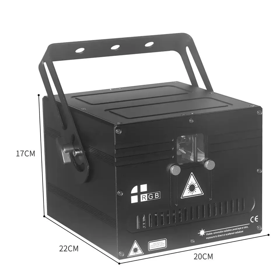 APP Bluetooth Control Text Laser 1W 2W 3W 4W RGB 3 in1 proiettore Laser di animazione per Dj Party Home Dance compleanno Stage Lighting