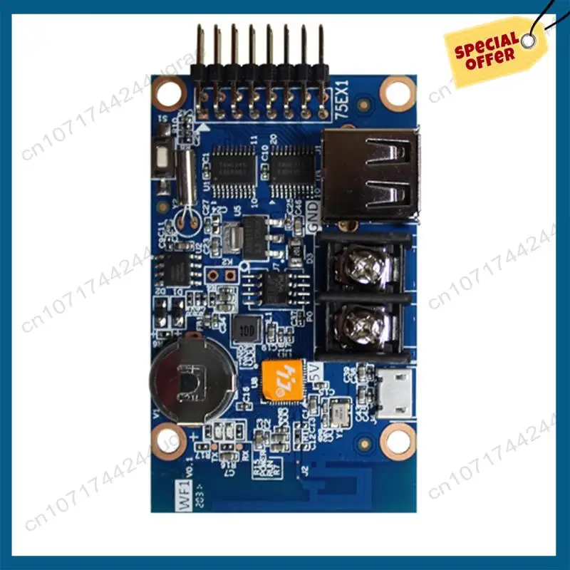 -A15I Módulo Full Color Metal Módulo Colorido Controlador WF1 Placa P3 P4 P5 P10 LED Para Painel Digital Matrix