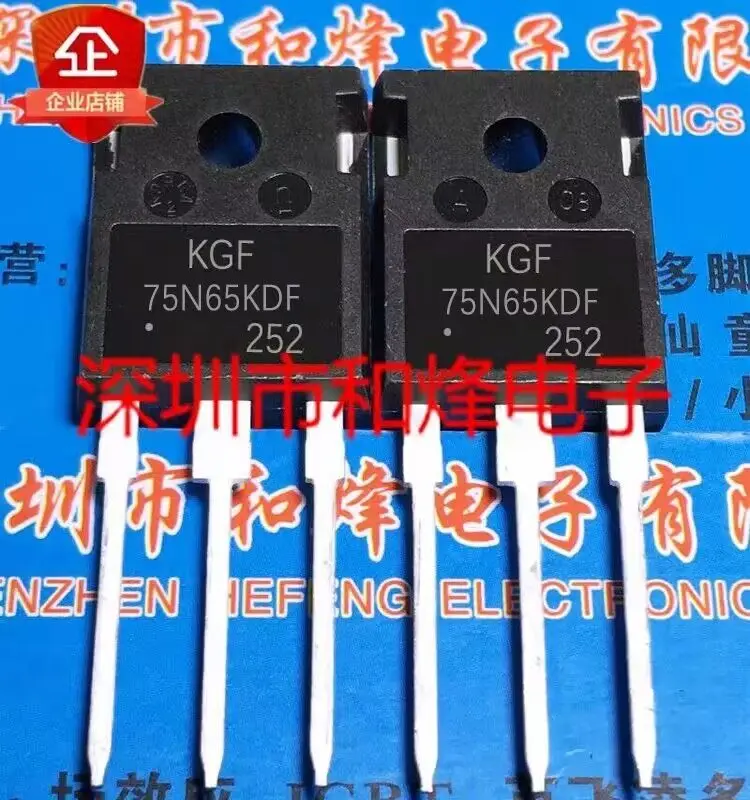 5PCS/LOT KGF75N65KDF  TO-247 MOS  Datasheet - Electronic Component for Professional Use
