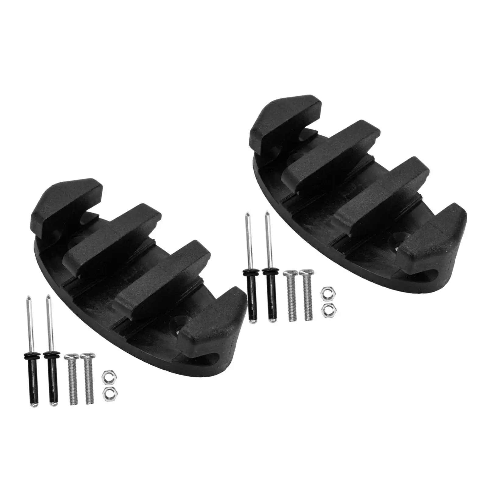 

Nylon Rope Zig Cleat Kit Easy Install Dock Clamp Replacement Accessories for Kayaking Canoes Boats Versatile Use