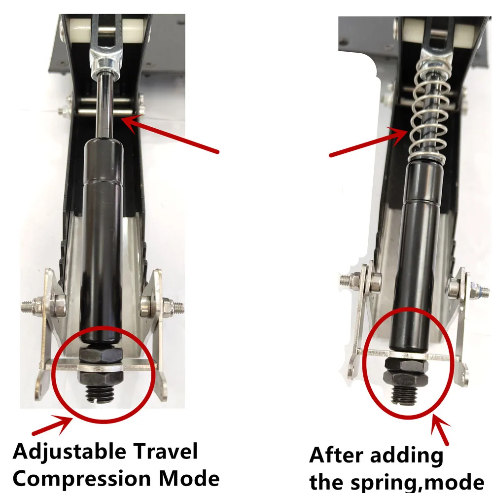 For Thrustmaster T598 Pedal Simulated racing Modification Pedal Brake Throttle Adjustable Damping MOD Kit