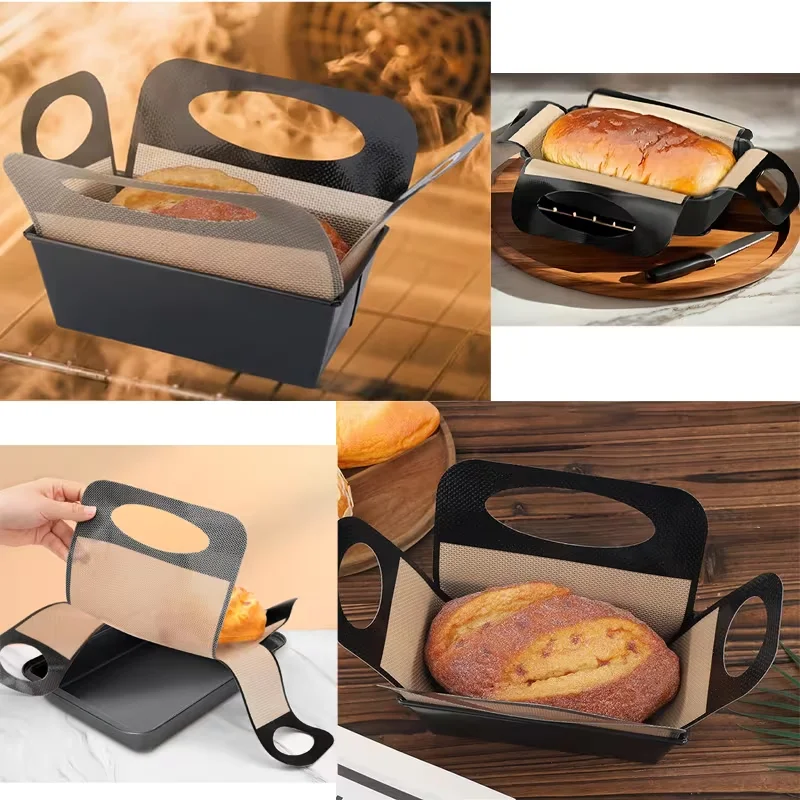 Silicone bread baking mat, non-stick bread pan liner, acid bread baking supplies, food-grade silicone bread hanger