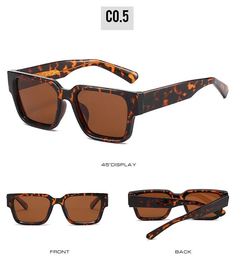 Klassische quadratische Sonnenbrille, polarisierte Sonnenbrille für Damen und Herren, zum Fahren, Angeln, Sonnenschutz, Metallkern, TAC-Linsenschirme – Detail 11