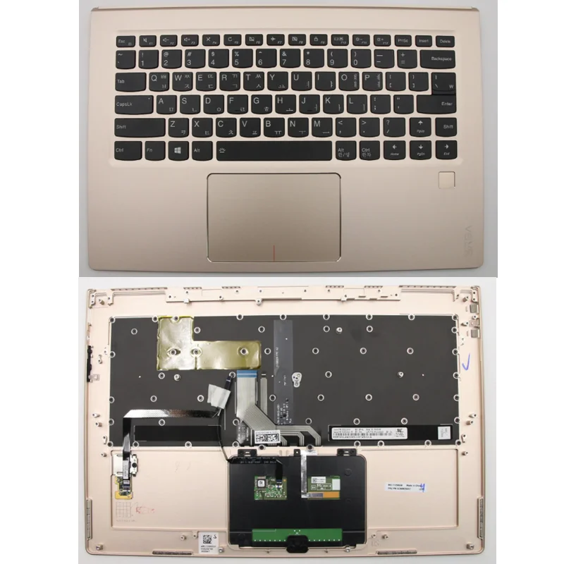 

New Original for Lenovo ideapad Yoga 910-13IKB Laptop Upper Case L 80VF Golden W/KB KO 5CB0M35037