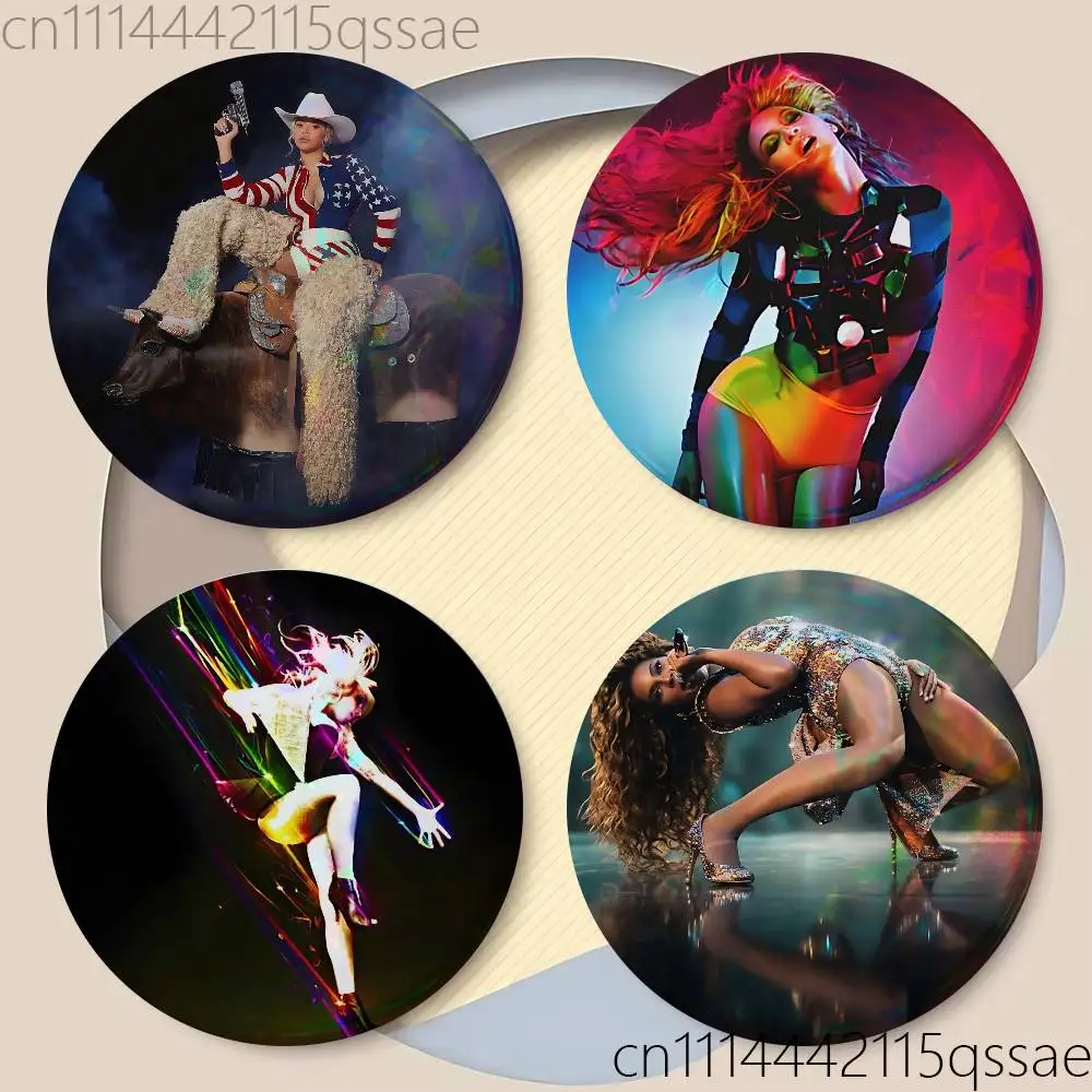 FOR Beyonce B Day 25/32/44/58/75mm Badges Bright Printed Icon Gift For Friends Badge Collar Brooch Lapel Pin Metal