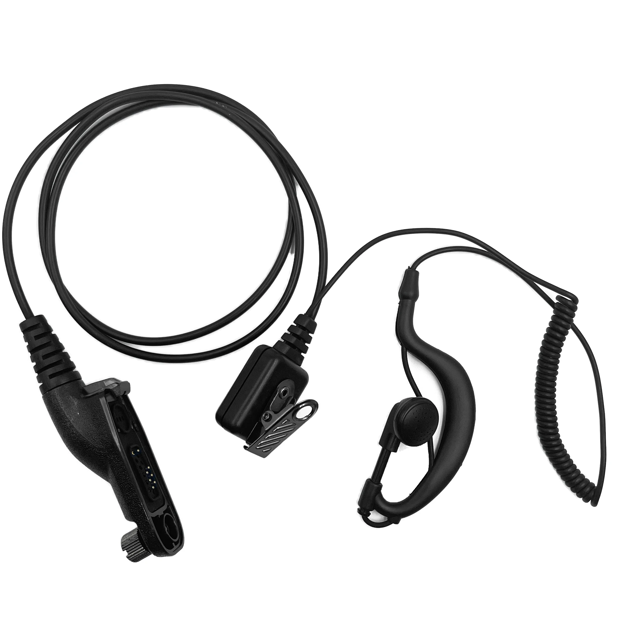 Auricular PTT en forma de G, micrófono para Motorola MTP6550, MTP850S, XIR P8268, P8200, APX4000, APX2000, APX6000, DP4800, DP3400