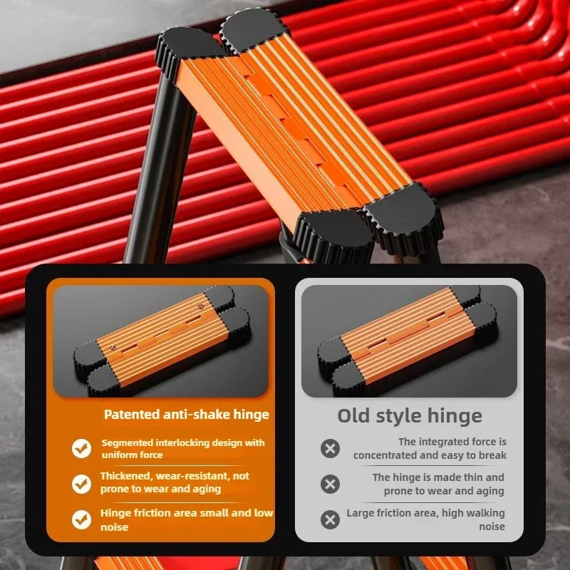 Hot Sales Walking Thickened Herringbone Ladder Telescopic Folding Engineer Household Multifunctional Portable Stair Lift Ladder