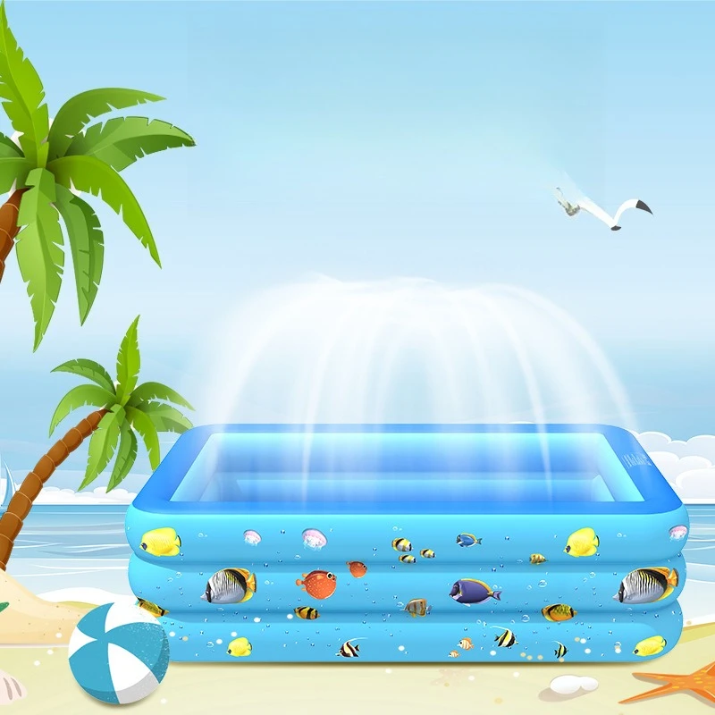 

Inflatable fountain, children's water toy games sprinkler pool household adult baby pool