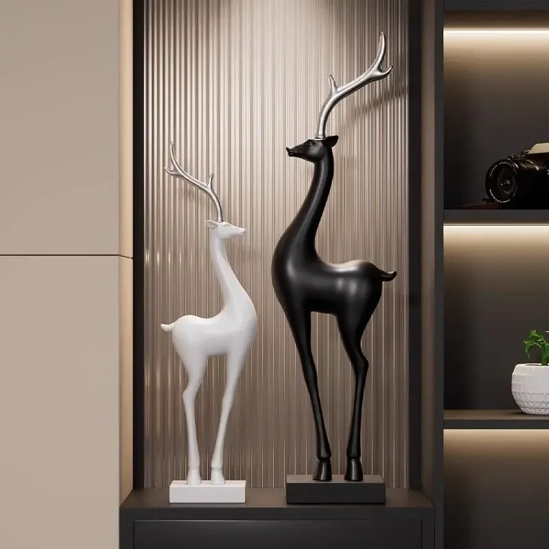 

Lucky Deer, Entrance, Entrance, Decoration, Ornaments, High-end, Simple, Living Room, Handicrafts, Artworks