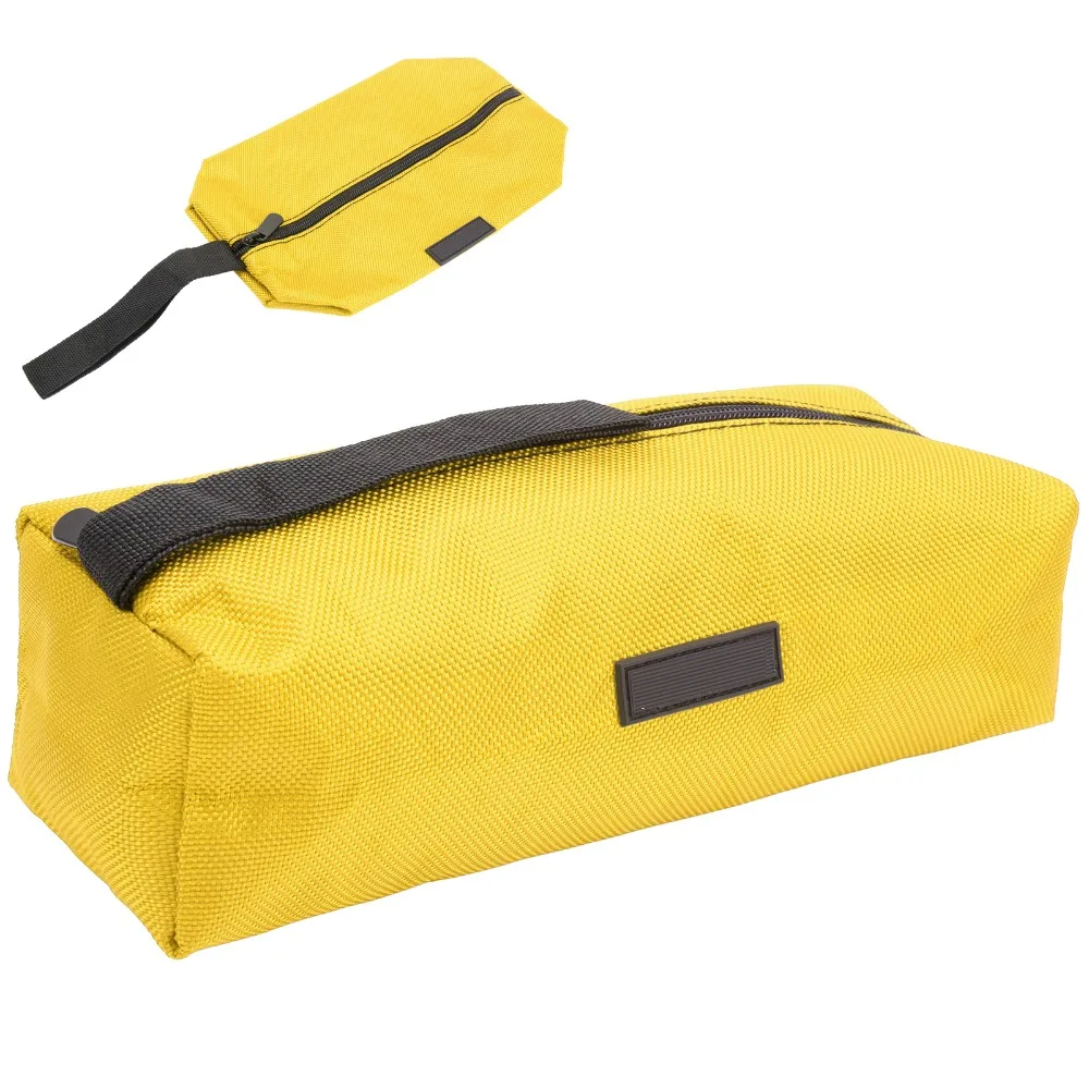 2pcs 9.8x3.3x2.8 Inch Tool Bag Thickened Multifunctional Tool Pouch Oxford Clot 1680D Polyester Tote Tool Bag Electrician