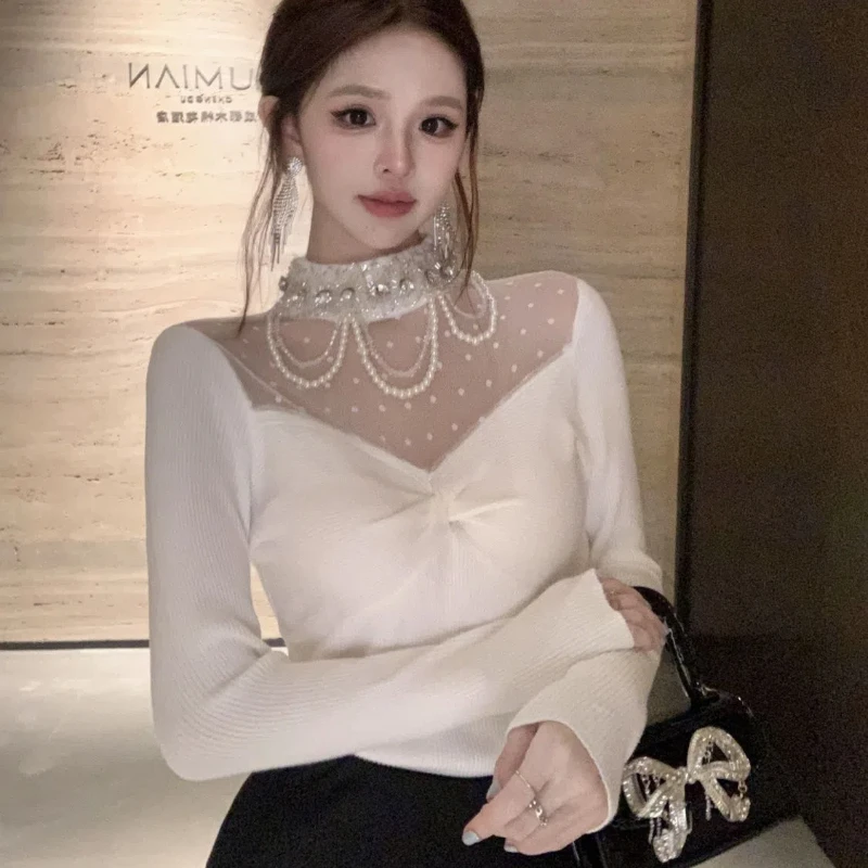 

Half Turtleneck Heavy Industry Sweater Women's Pure Sexy Top