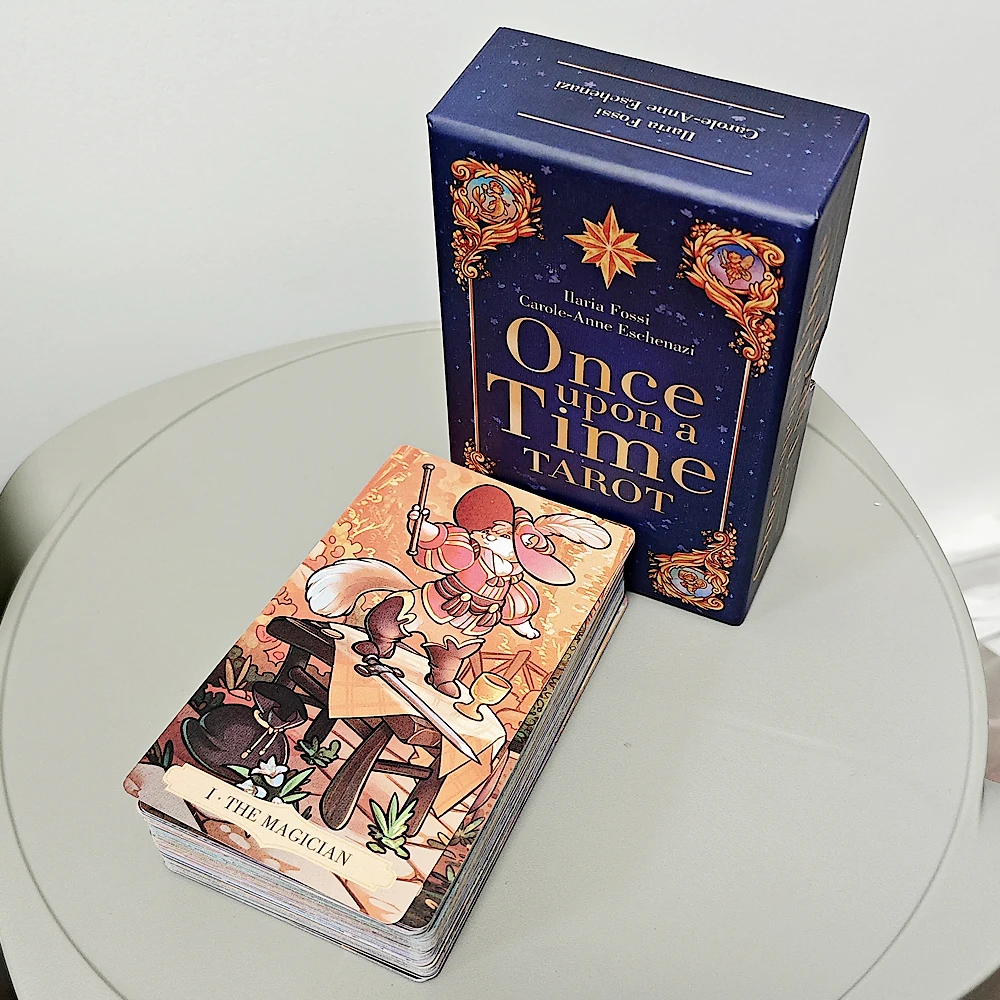 

Once Upon A Time Tarot Deck 80 Pcs Tarot Cards (with 2 Special Cards) 12*7cm In Rigid Box