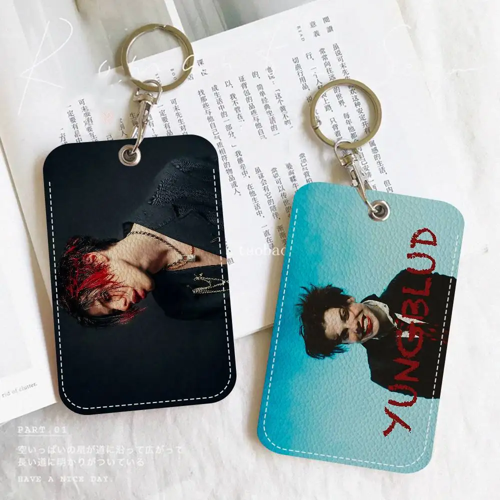 

Popular Singer Y-Yungblud Access & Meal Card Holder Keychain Credit ID Bank Card Protective Case Keychain Pendant Fashion