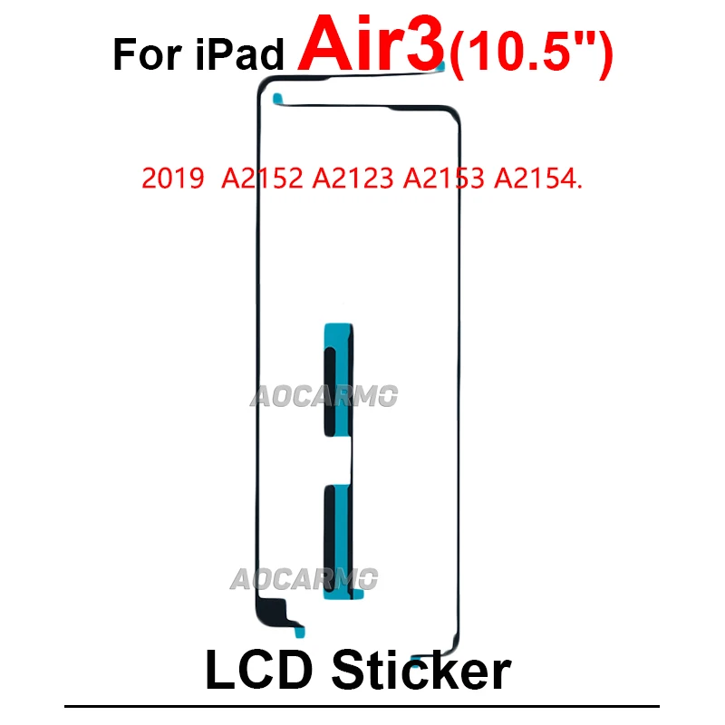 For iPad Air3 Air 5 / 4 / 2 Air1 9.7inch A1746 2020 A2316 A2325 A2072 Front Adhesive LCD Display Sticker Tape Glue Replacement view 4
