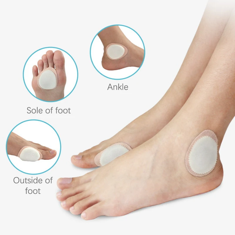 2/pc Callus Protector Latex Heel Foam Round Toe Foot Comfort Painless Universal Patch Bunion Protectors