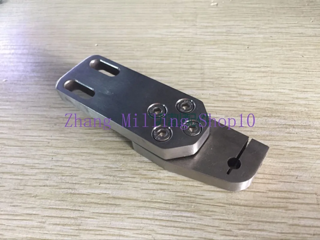 

(Hole 9mm for Pipe Guide) EDM Taiwan Drill Guide Holding Plate 121x40mm Hole Distance 20mm,Pipe Guide Plank