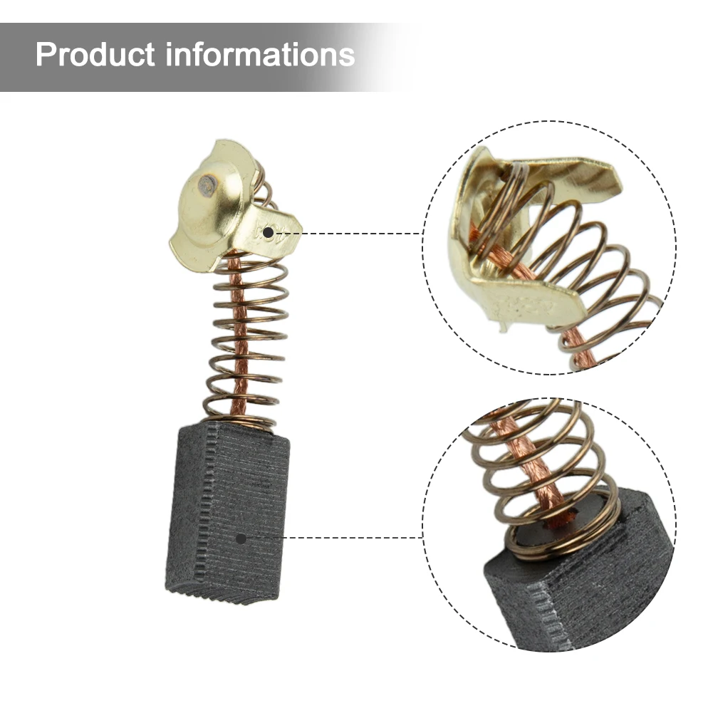 4 Pcs Carbon Brushes Spare Parts Woodworking C10FS C10FSB Cutting Tools For C8FB Motor Accessories Power Tools