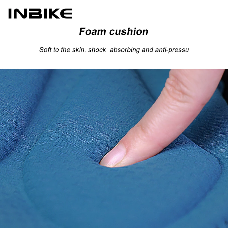 INBIKE Winter Women\'s Professional Cycling Pants Padded Bicycle Trousers Warm Fleece Road Bike Riding Tights with Side Pockets