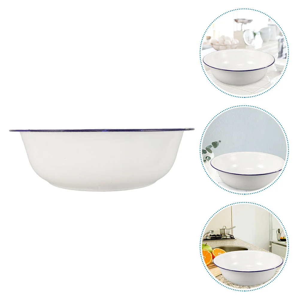 Portable Enamel Foot Spa Massage Basin Bucket For Soaking Feet Large Capacity Baths Foldable Bath Tub Washing Bowl Care Tool