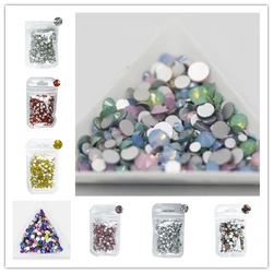 5Gram/Bag ss3-ss30 Mix Sizes Nail Art Non HotFix Crystal Rhinestone,Flatback 3D Glass Non Hot Fix Rhinestones Nail Decoration