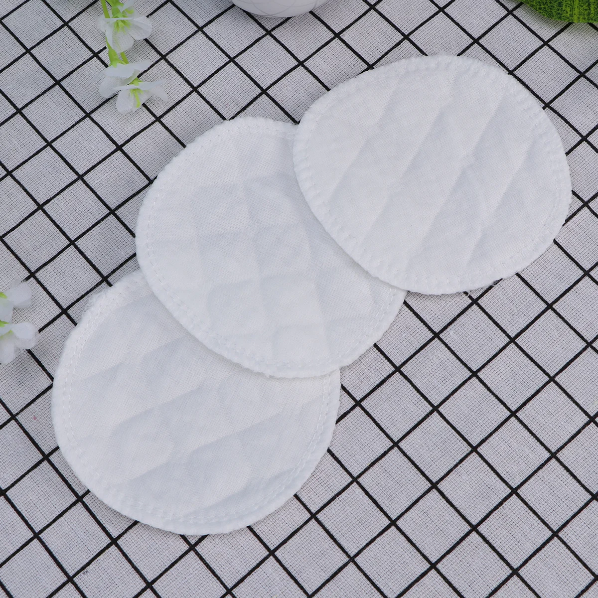 20 قطعة منصات الرضاعة الطبيعية القطن ماصة مانعة للتسرب قابل للغسل منصات التمريض مريحة تسرب حليب الأم حامي #1