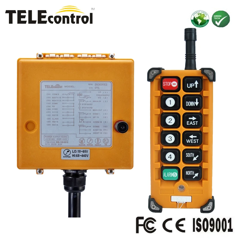 Telecontrol f23bb 10 przycisków jeden pojedynczy 1 prędkość 5-osiowy bezprzewodowy przemysłowy pilot radiowy F23-BB