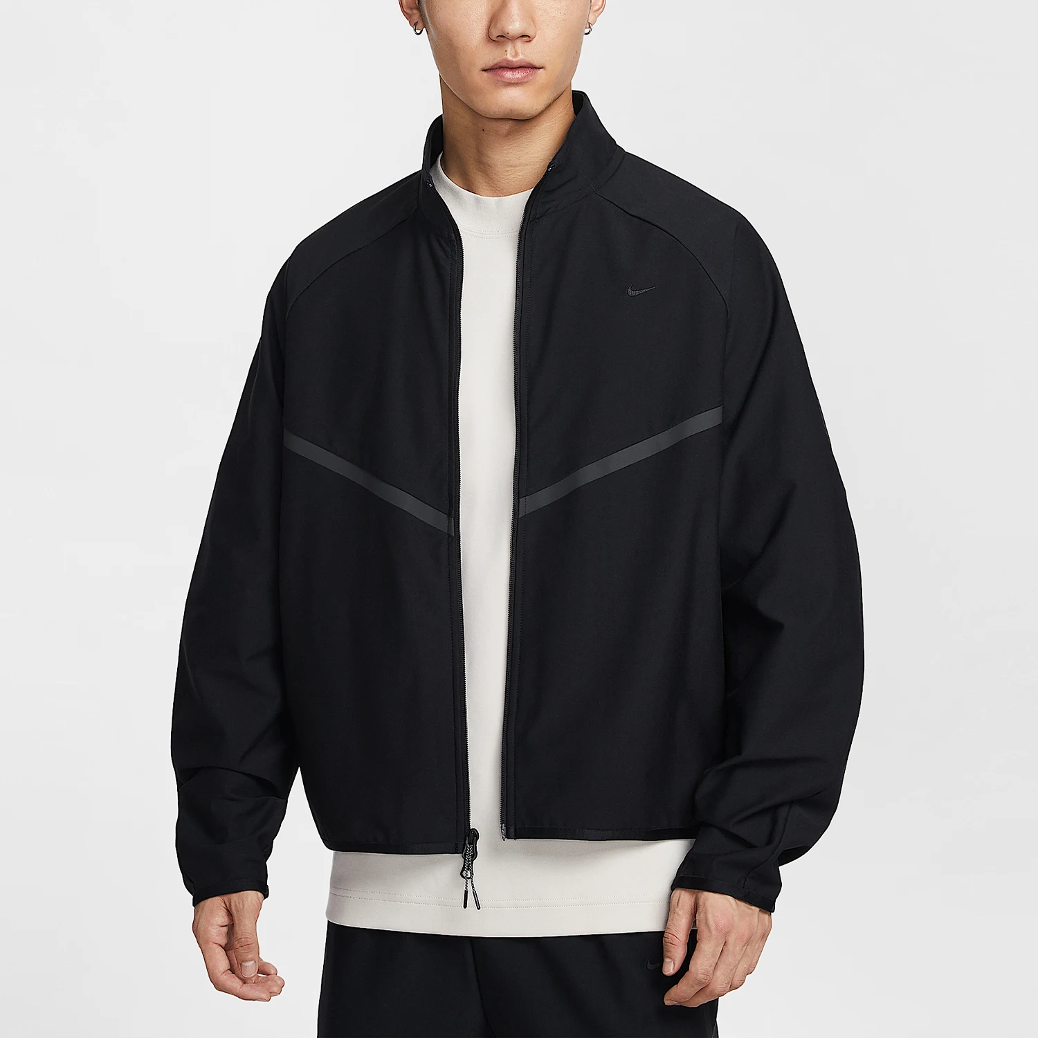 

Оригинальная мужская трикотажная куртка Nike с вышивкой и воротником-стойкой, весна 2026, IM1336-010