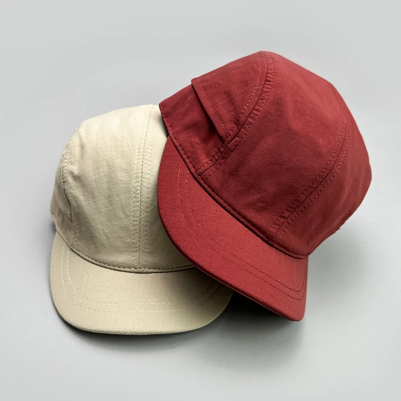 Short Eaves Drawstring Baseball Hats Solid New Men Women Breathable Sunshade Fashion Snapback Caps Versatile Simple Recreational