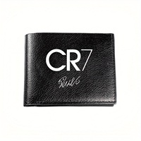CR7 Signature: Stylish Graphic Wallet for Men - Business,Casual,Elegant,Simple,Practical,Quality,Premium,Luxury Christmas Gift f