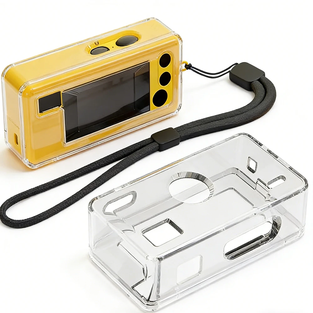 

Hard PC Transparent Case for Kodak 1987 Camera ，Non-Yellowing Shockproof Dustproof Slim Cover with Wrist Strap
