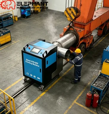 Fully Blocked Dpf Can Be Cleaned Diesel Particulate Filter Regeneration System Diesel SCR/DPF Cleaning Machine