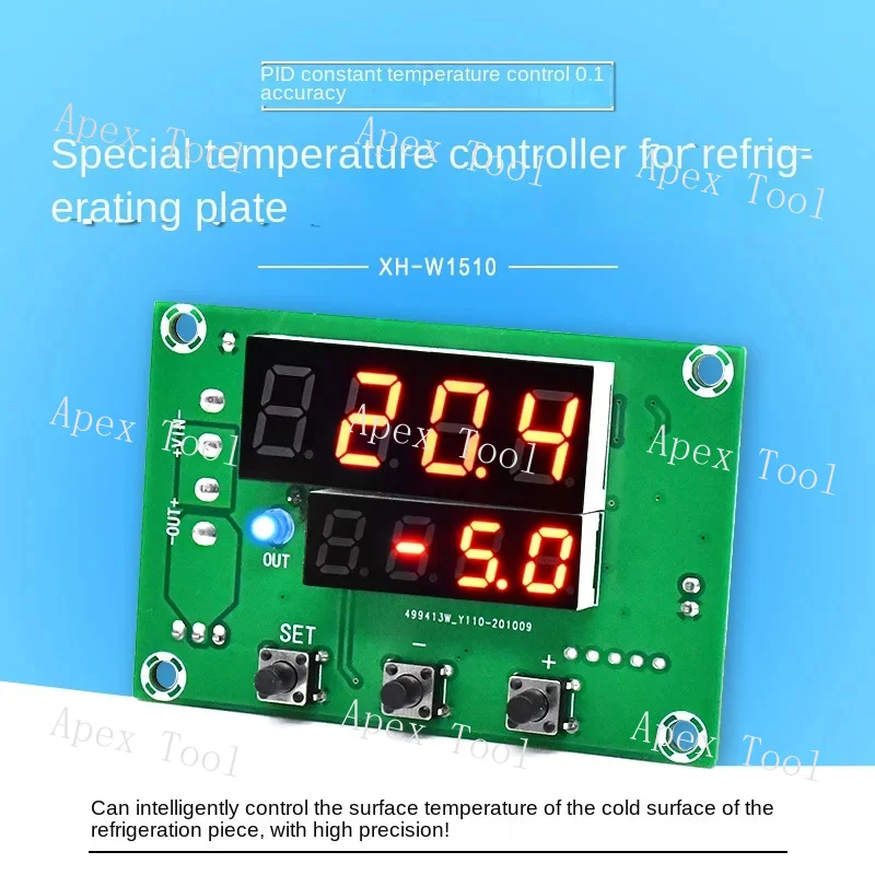 

Специальный регулятор температуры XH-W1510 для полупроводникового охлаждения PID, интеллектуальный цифровой прибор постоянной температуры