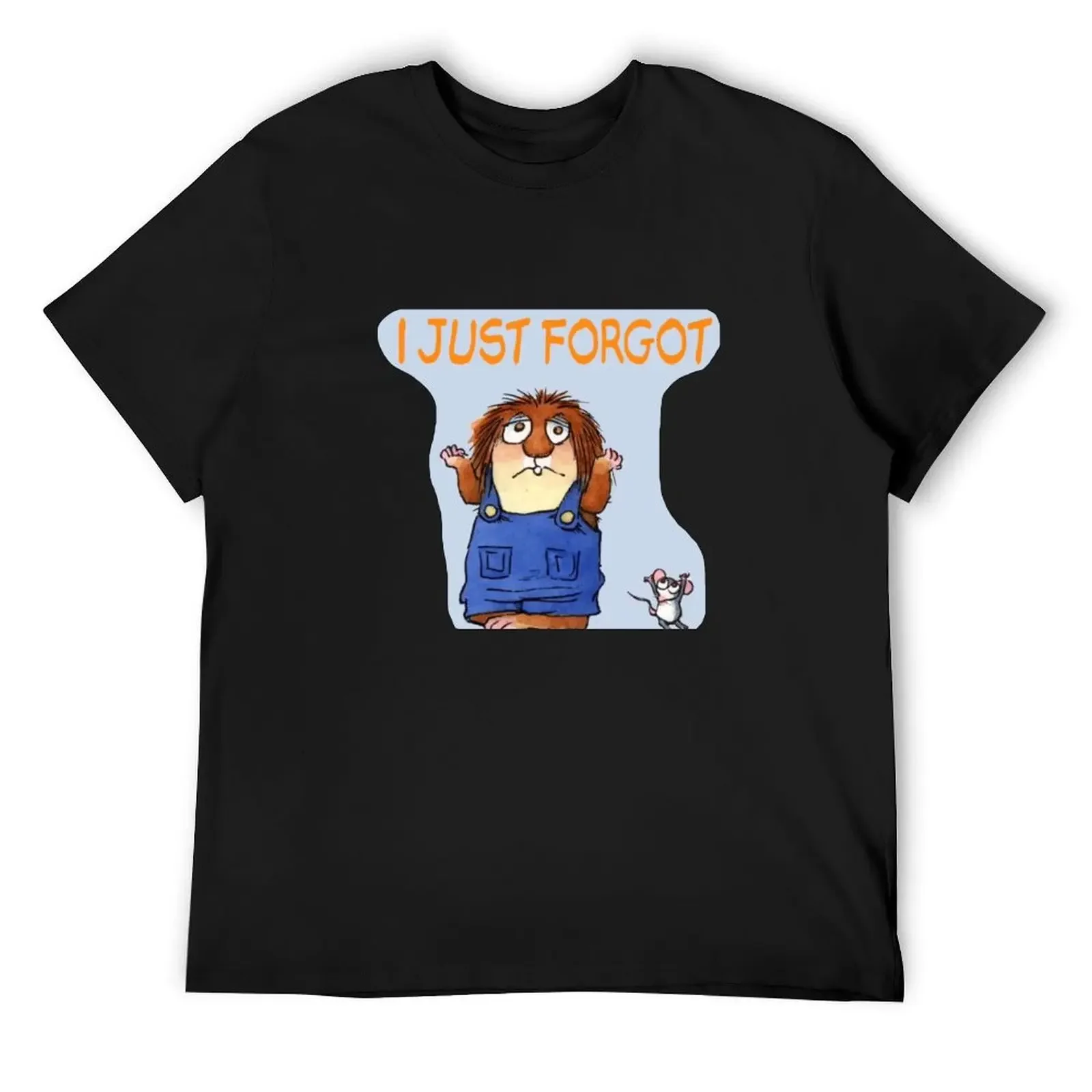 Relatable Little Critter: I just forgot T-Shirt heavyweights summer top anime t shirts heavyweight t shirts for men