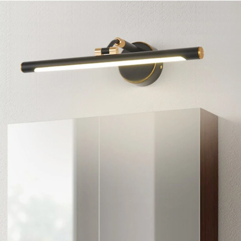 Modern LED Bathroom Mirror Light Retractable Minimalist Makeup Lighting For Bedroom Living Room Mural Light Indoor Wall Sconce