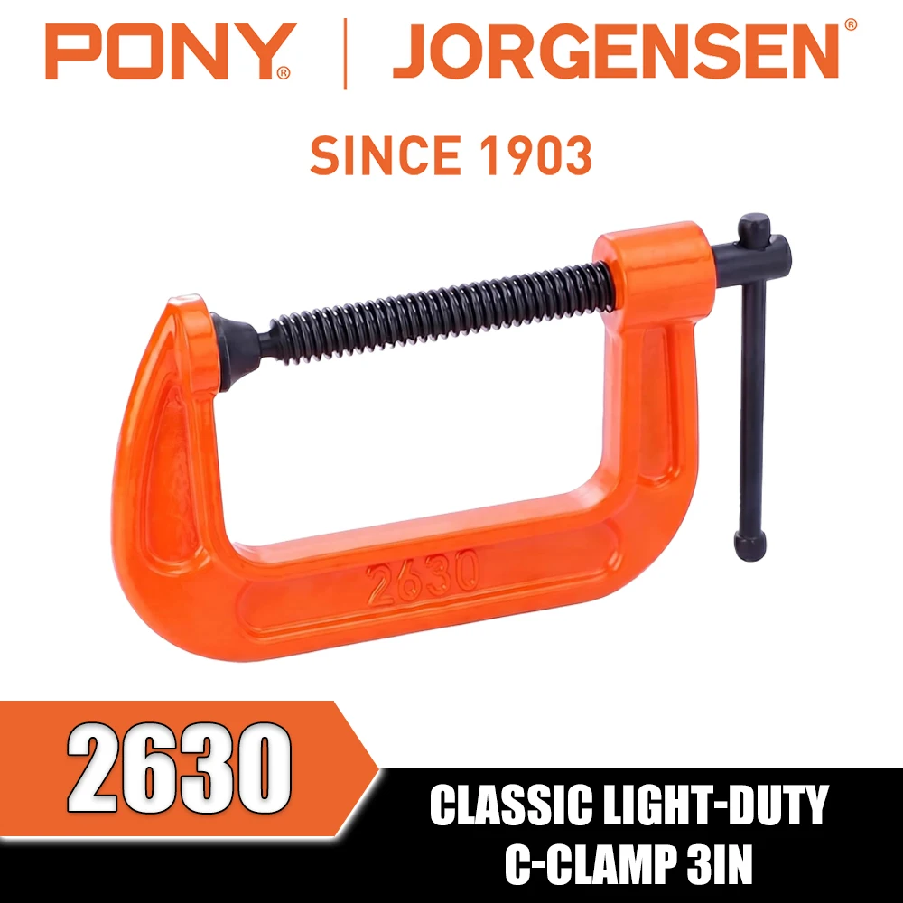 PONY&JORGENSEN 2610 2630 2640 2650 2660 2680 Classic Light-duty C-clamp Clamping Tools