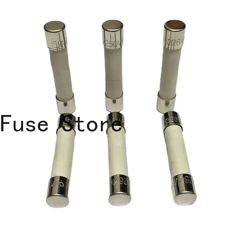 Tubo fusibile in ceramica da 5 pezzi 6*30 6*32MM T0.3A 250V 326 serie ritardo di fusione lenta.