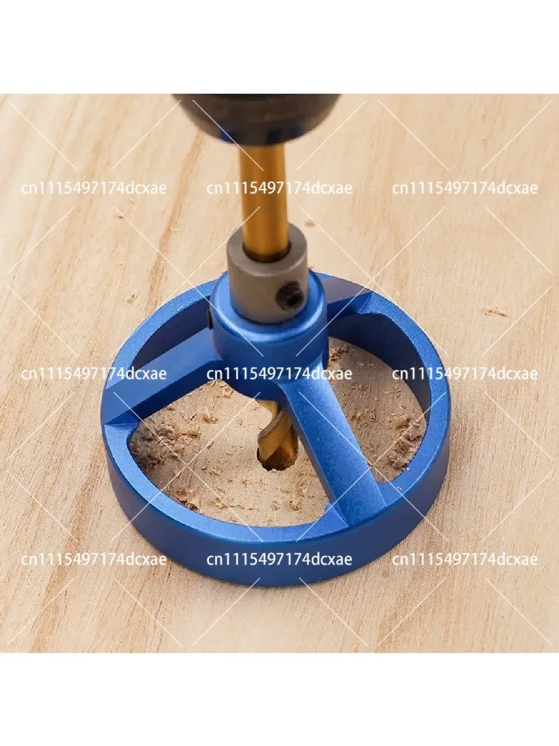 Woodworking Vertical Hole Punch Drilling Locator Fixture Log Tenon Guide DIY Tool