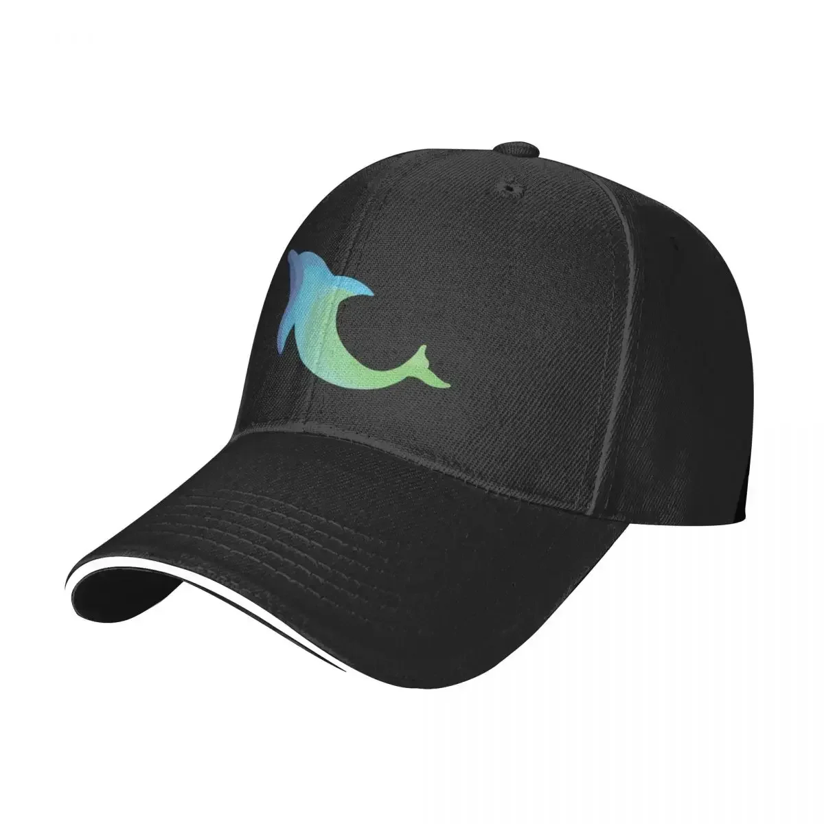 Colorful Jumping Rainbow Dolphin Baseball Cap Unique hats Sunscreen Streetwear Hat Luxury Brand Women's Hats 2025 Men's