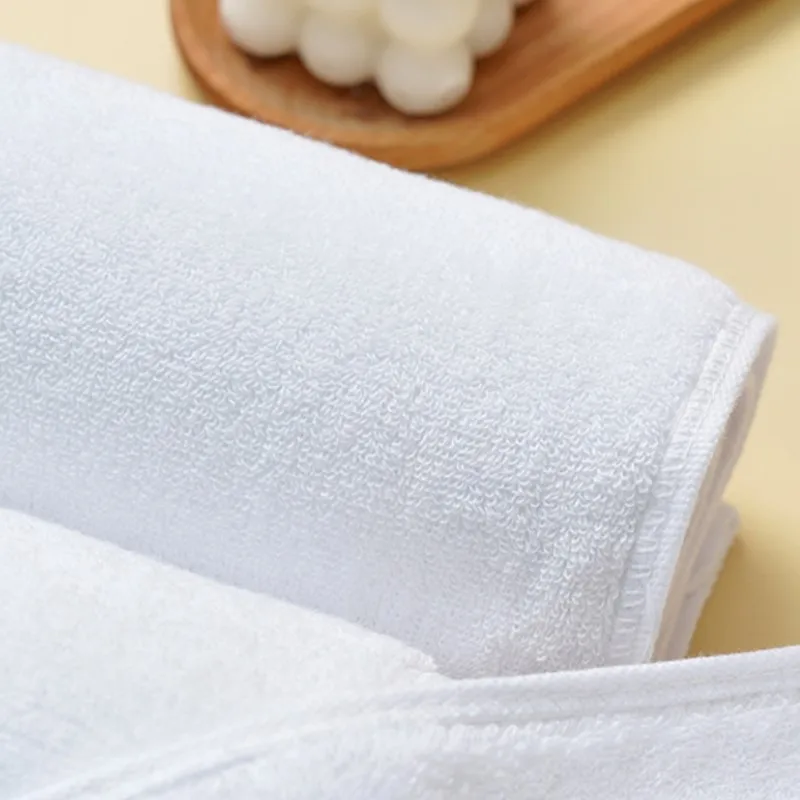 3 uds 35x110cm algodón blanco grandes toallas deportivas regalo cara toallas de mano toallas de cocina Hotel restaurante jardín de infantes toallas de algodón