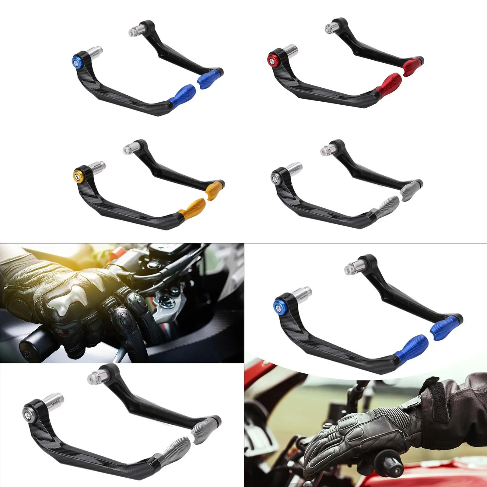 

1 Pair Motorcycle Lever Guards Maintenance Spare Parts Protection Handguards