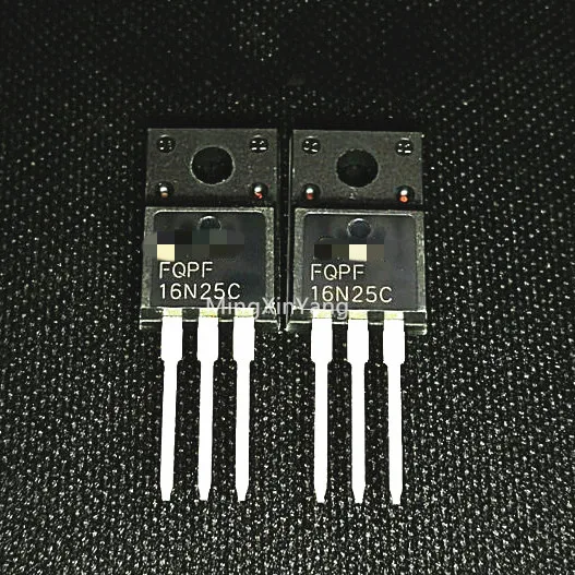 5PCS FQPF16N25C TO-220F 250V 15.6A IC chip of common power supply transistor for Liquid Crystal