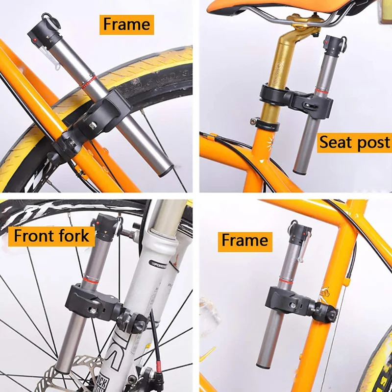 Suporte de lanterna para guidão de bicicleta, clipe de plástico para ciclismo mtb, suporte frontal para bicicleta de estrada mtb, clipe de montagem de lanterna led