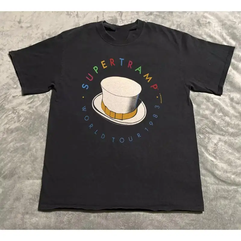 

Футболка Supertramp World Tour 1983 года, полный размер S 5XL
