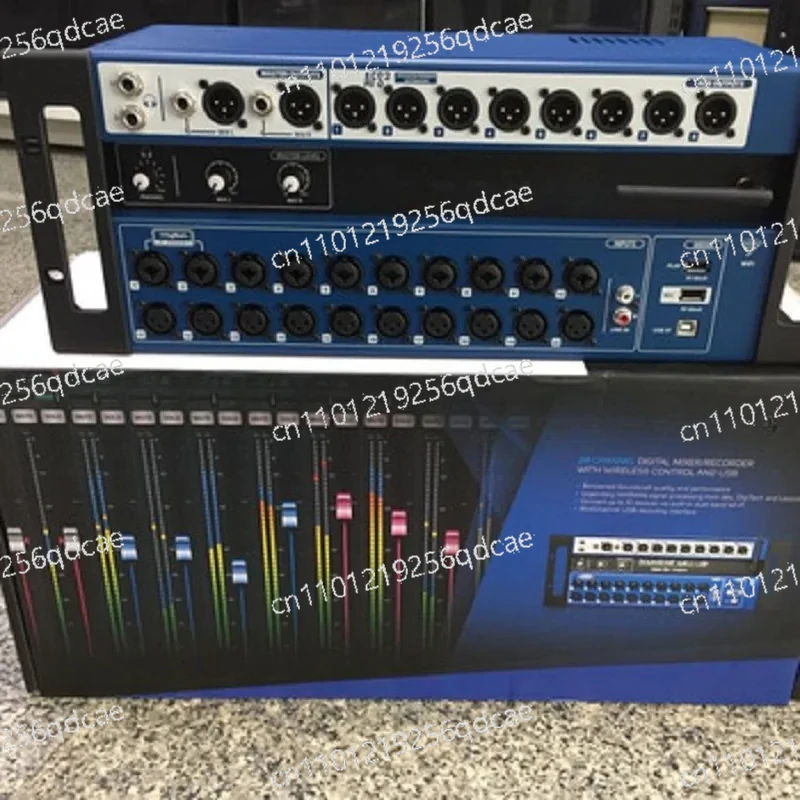 Mezclador Digital Soundcraft Ui24R Auténtico de 24 Canales, Grabador USB Multipista con Control Inalámbrico