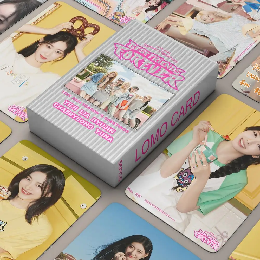 Kpop Lomo Card Collectibles Postcards Album Cards Trending Boy Groups Idol Peripherals Printed Photo Card Sets