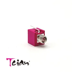 Teian MAGENTA 3,5 mm PJ-301 Klinkenbuchsen mit Muttern 30 Stück für Eurorack