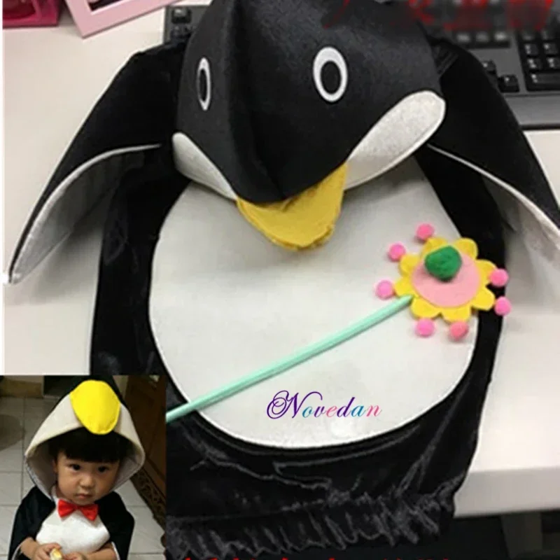 Madagascar Penguin Animal Halloween Costume For Baby Infant Boy Girl Outfit Fancy Dress Cosplay Clothing For Birthday Party