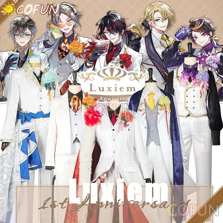 COFUN [Customized] Ensemble Stars Luxiem 1st anniversary Ike Eveland/VoxAkuma/Luca/Kaneshiro Cosplay Costume Halloween Uniform