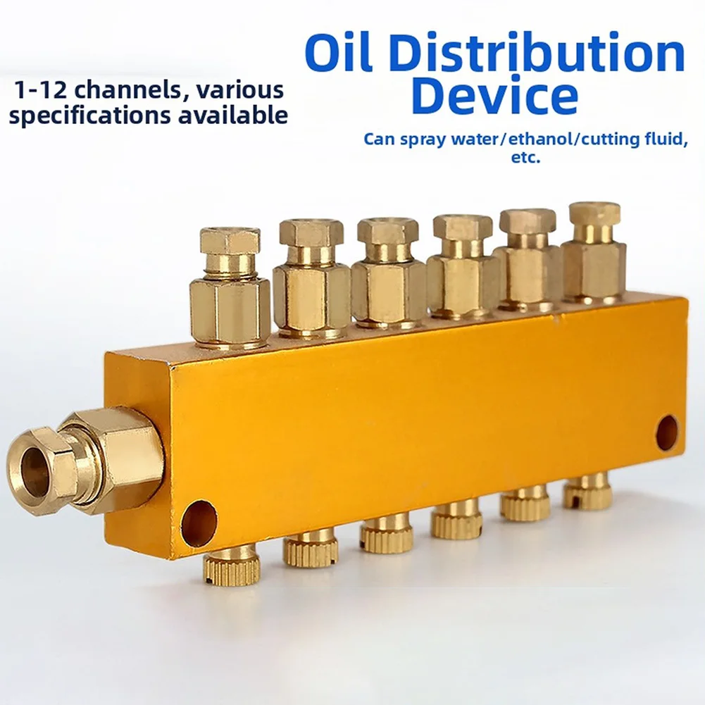 High Temp Oil Separator 5 Valve Adjustable Resistance 1 Inlet 3 Outlet For Type Lubrication System Fuel Distribution Unit