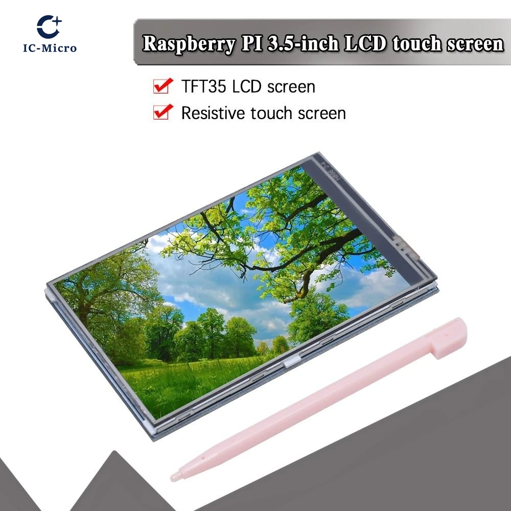 

Новый 3,5-дюймовый сенсорный ЖК-дисплей Raspberry Pi TFT с сенсорным экраном, Raspberry Pi 2 Model B, сенсорный ЖК-экран + стилус